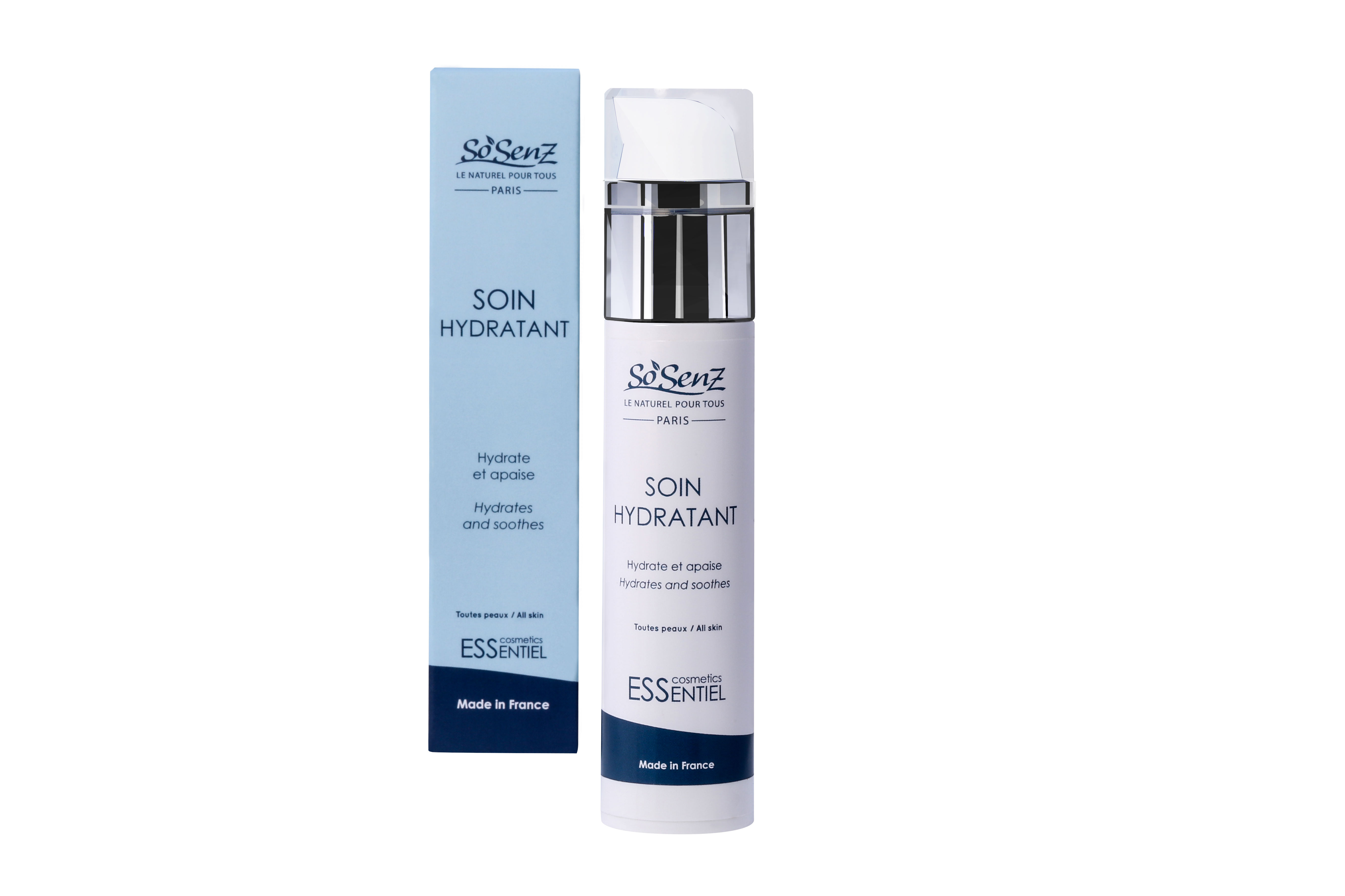 Crème de jour Soin Hydratant So'Senz étui. 50 ml.
