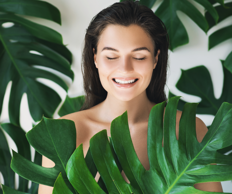 Femme au coeur de la nature.