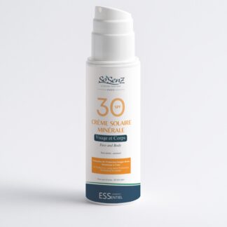 Cette crème solaire minérale SPF30 offre une protection à large spectre contre les UVA et UVB tout en respectant la peau et l’environnement. Sa formule résistante à l’eau est enrichie en actifs naturels qui hydratent et apaisent la peau. Sans traces blanches et sans effet gras, elle est adaptée à tous les types de peau, y compris les plus sensibles.